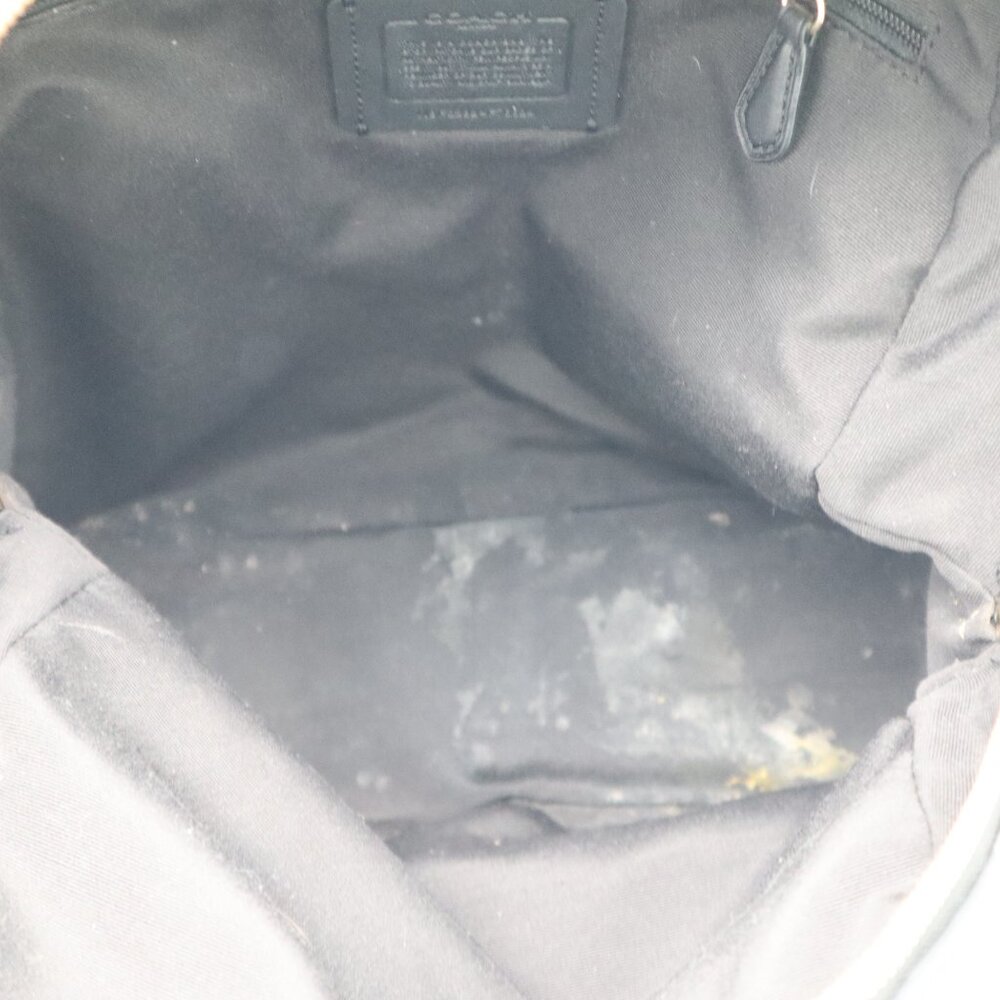 Authentic Black Coach Mini Backpack Adjustable St… - image 11